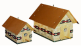 Wicker Basket - Birdhouse Basket Wicker Basket - Birdhouse Basket