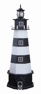 Cape Canaveral Garden Lighthouse - Black Cape Canaveral Garden Lighthouse - Black