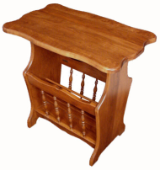 Magazine Stand w/Scalloped Top Magazine Stand w/Scalloped Top