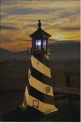 Accent Solar Light w/ Rotating Beacon Accent Solar Light w/ Rotating Beacon