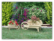 Wooden Wheelbarrow Planter