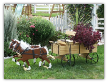 Reg.Buckboard Wagon Planter