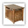 Campton Mission Pet Table w/ lockable door closed Campton Mission Pet Table w/ lockable door closed